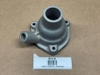 Allis Chalmers D17 WD45 170 175 Thermostat Housing Bypass, used tractor cooling system part, display image.