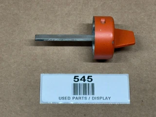 Allis-Chalmers Hydraulic and Transmission Oil Dipstick Cap, orange and metal dipstick tool with a plastic handle for measuring oil levels.