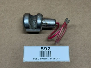 12-Volt Dash Light Assembly for Allis-Chalmers, display of used tractor dash light with wiring for vehicle dashboard