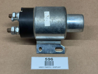 Delco Starter Solenoid for Allis-Chalmers D17, 180, 185, 190, 190XT, 200, 7000, 7020 - Display model of a used starter solenoid with metal casing and electrical terminals.