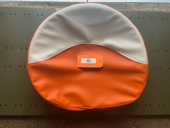 Allis-Chalmers 21" Orange & White Seat Pad (401) 