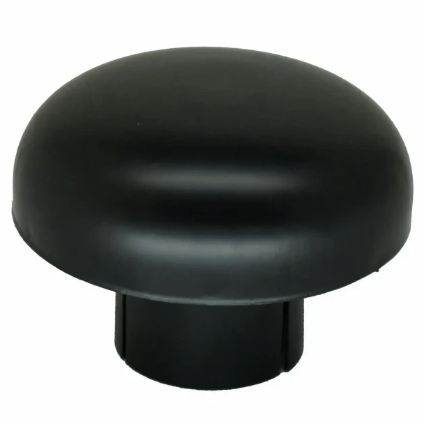Allis-Chalmers Air Cleaner Cap 70208222, black round tractor air filter cap with a smooth surface.