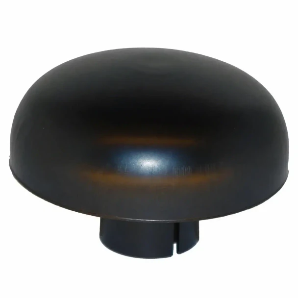 Allis-Chalmers Air Cleaner Cap R0577 / 208299, black round engine air filter cover with a clip for attachment.