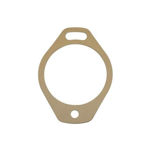 Allis-Chalmers Magneto/Distributor Mounting Gasket for Allis-Chalmers AB-556D, engine part gasket with a beige color and a circular opening.