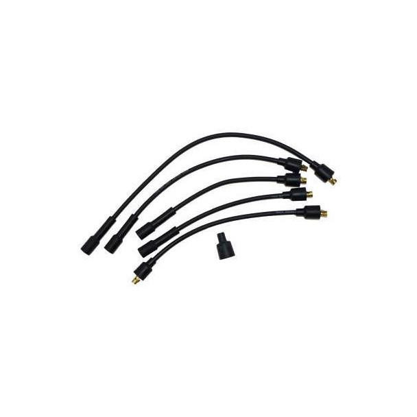 Allis-Chalmers Allis Chalmers Spark Plug Wiring Set Straight Boots AC-287D, black ignition wire set with straight boots for spark plugs.