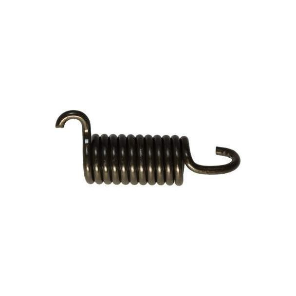Allis-Chalmers G Brake Shoe Spring 70800403, black coiled brake shoe spring with hooks on both ends.