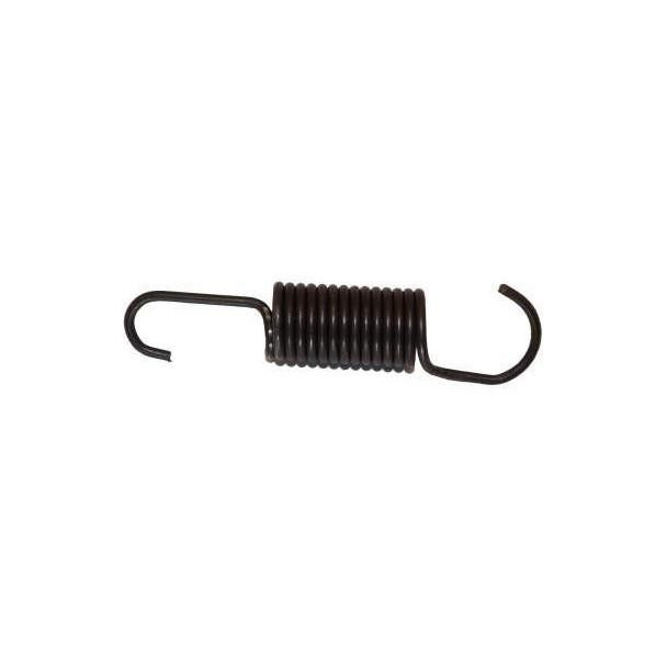 Allis-Chalmers Front Brake Spring 70232564, black coiled metal spring with hooks on both ends for tractor brake system.
