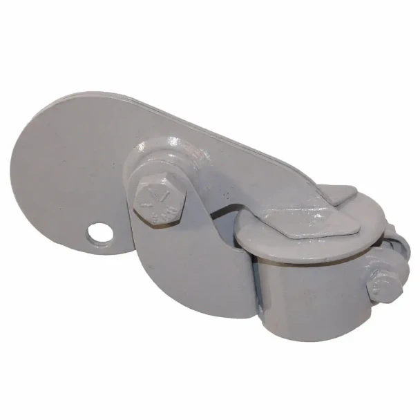 Allis-Chalmers Raincap 1 1/4" - 1 7/16" I.D., a metal raincap with bolts and a latch for secure fit.