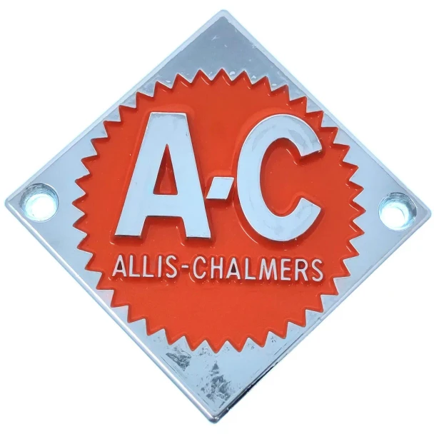 Allis-Chalmers Persian Orange #2 Allis Chalmers Steering Wheel Emblem Front Nose Emblem 