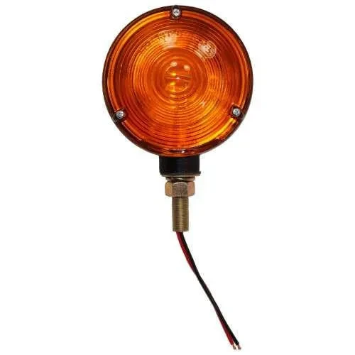 Allis-Chalmers Round Fender and Cab Mount Amber Warning Light 
