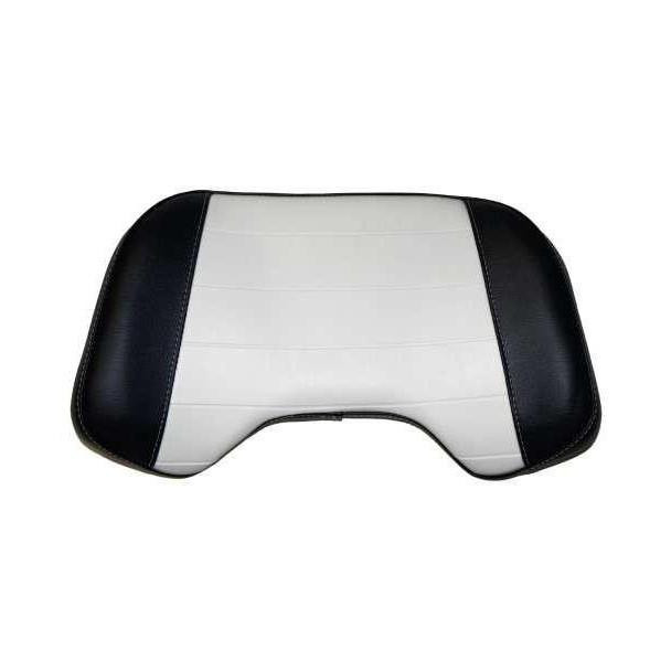 Allis-Chalmers Back Rest Seat Cushion for D10 D12 D14 D15 D17 D19 D21, black and white tractor seat cushion with ergonomic design.