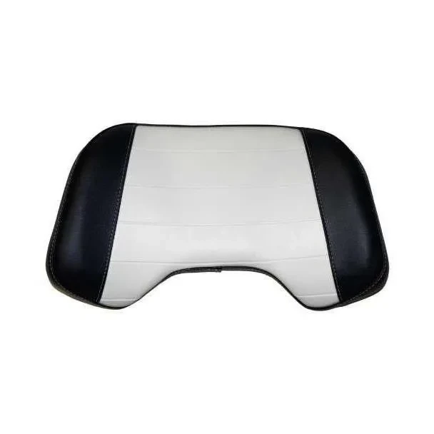 Allis-Chalmers Back Rest Seat Cushion for D10 D12 D14 D15 D17 D19 D21, black and white tractor seat cushion with ergonomic design.
