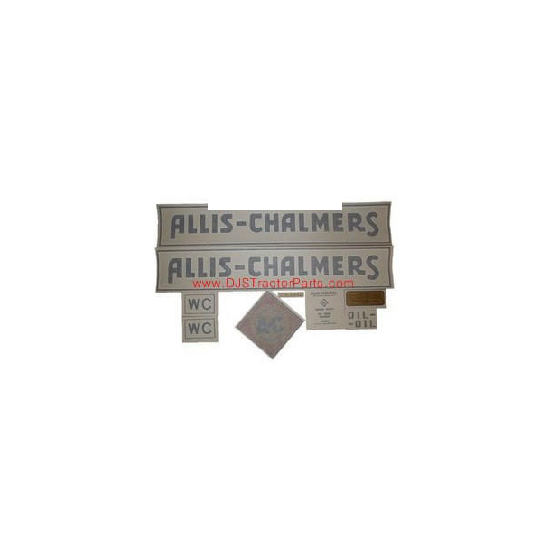 Allis-Chalmers Allis Chalmers WC 1933-1938 BLUE, VINYL CUT DECAL SET - DJS102 