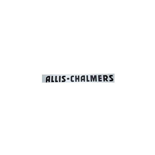 Allis-Chalmers Allis - Chalmers Black Vinyl Cut Decal, close-up of black vinyl decal with white background featuring the text 'ALLIS-CHALMERS'.