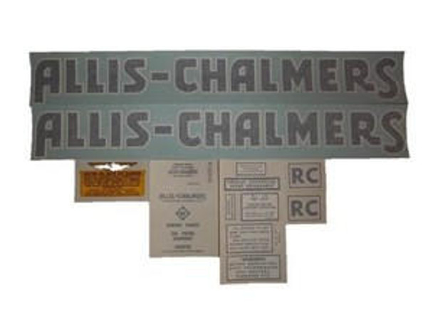 Allis-Chalmers Allis Chalmers RC 1939-1941 BLUE VINYL CUT DECAL SET 