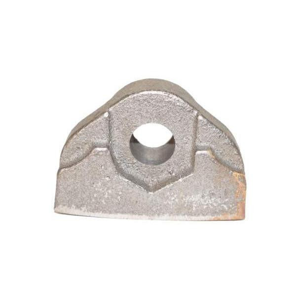 Allis-Chalmers B C IB Rear Wheel Clamp, Plain Style, metal tractor wheel clamp with a central hole for attaching to the rear wheel of industrial or agricultural tractor.