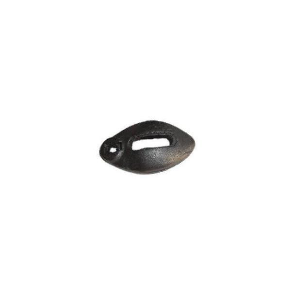 Allis-Chalmers Rear Work / Tail Light Mount 70241622, rugged black metal mounting bracket for tail light installation.
