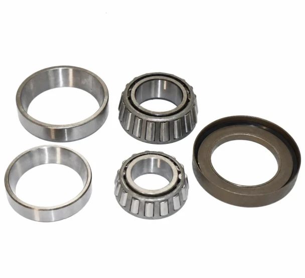 Allis-Chalmers Front Wheel Bearing Kit Allis D15 D17 D19 200 190 180 170 160 70263800, image showing metal wheel bearing components including bearings and race rings.