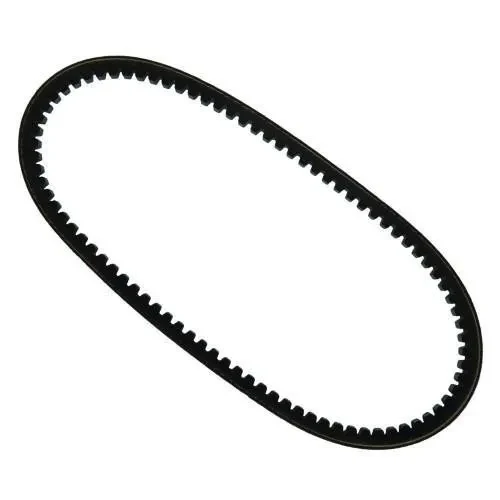 Black toothed fan belt for Allis-Chalmers B, C, IB, and D14 farm tractors, part 70207003, shown on a white background.