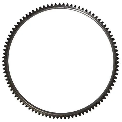 Allis-Chalmers D10, D12, and D14 tractor flywheel ring gear with 93 teeth, shown as a dark metal toothed ring on a white background.