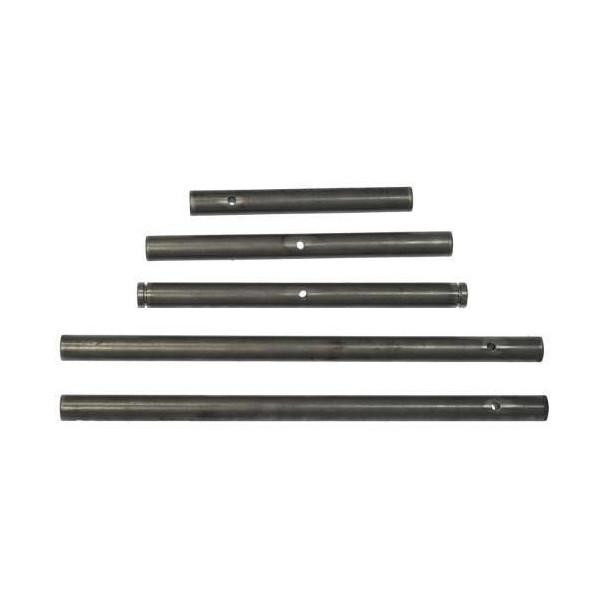 Allis-Chalmers Allis Chalmers 5 Piece Seat Pin Replacement Kit, a set of five black metal seat pin replacement parts with holes for securing pins.