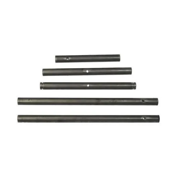 Allis-Chalmers Allis Chalmers 5 Piece Seat Pin Replacement Kit, a set of five black metal seat pin replacement parts with holes for securing pins.