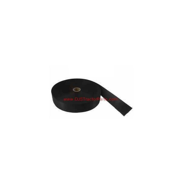 Allis-Chalmers Fuel Tank Webbing - Black 1-1/2", coiled black webbing material for fuel tank security or repair.