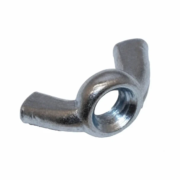 Allis-Chalmers 5/16-18 Wing Nut, metallic wing nut part with threaded hole for fastening.