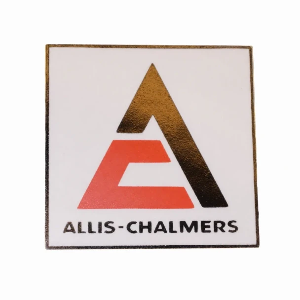 Allis-Chalmers 1-1/2" Allis Chalmers AC Logo Mylar Decal - A137e