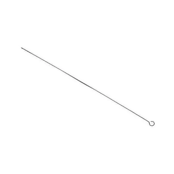 A long, thin metal choke rod for Allis-Chalmers B, C, and CA farm tractors, shown diagonally with a small loop at one end.