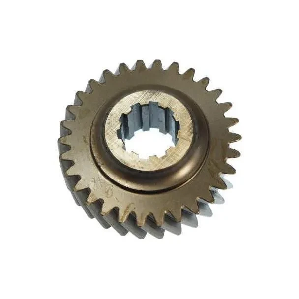 Allis-Chalmers Gear, Main Shaft (3rd), industrial metallic gear with toothed exterior and central splined hole for machinery application.