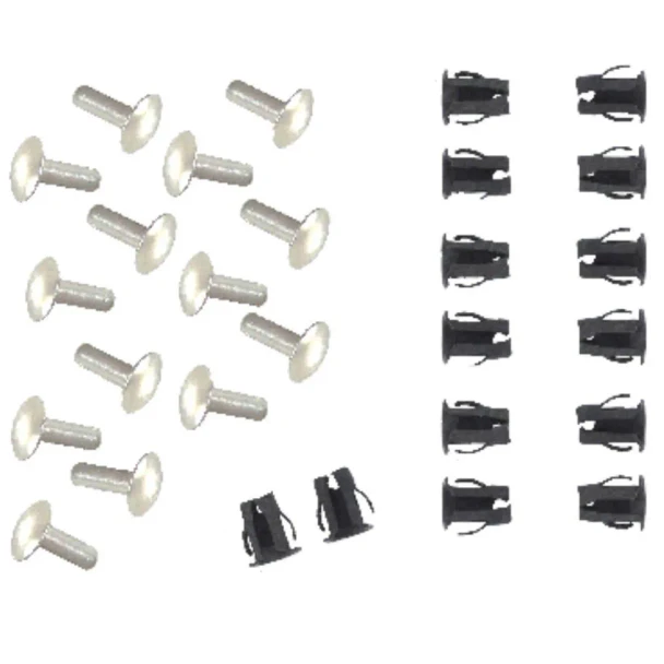 Allis-Chalmers Allis Chalmers Side Nameplate Rivets & Steel Clips Set - DJS015 