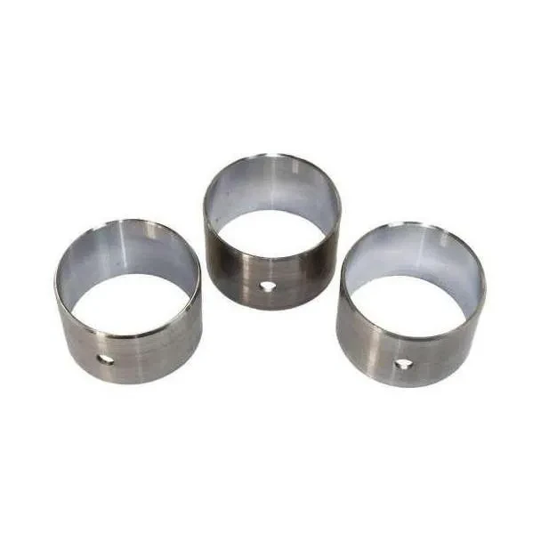 Three metal camshaft bearing bushings for Allis-Chalmers D17, 170, 175, WC, WD, WD45, and WF farm tractors.