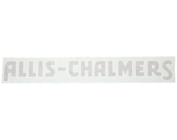 Allis-Chalmers Allis Chalmers (B, C) BLUE Vinyl Hood Decal, white and blue decal sticker for tractor hood.