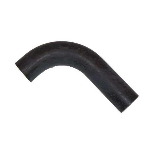 Allis-Chalmers Lower Radiator Hose 70249760, black rubber curved radiator hose for tractor cooling system.