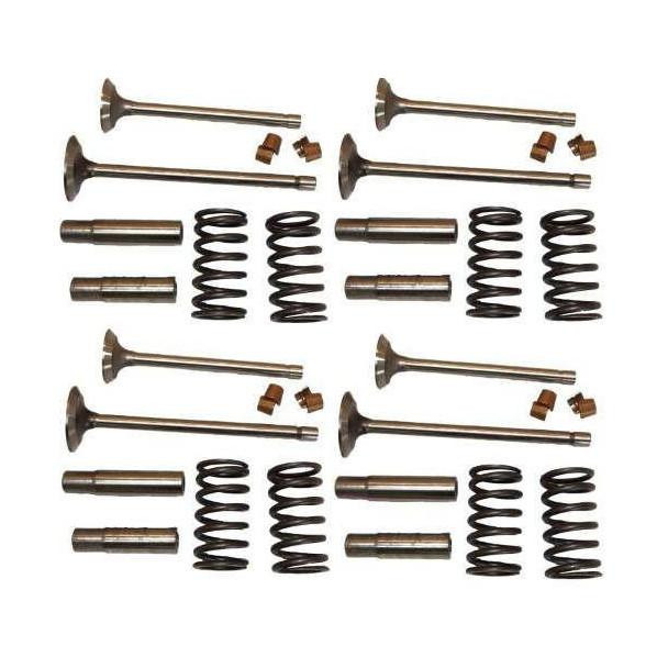Allis-Chalmers D10 D12 D15 Valve Train Kit, engine valve and spring components laid out for replacement or repair.