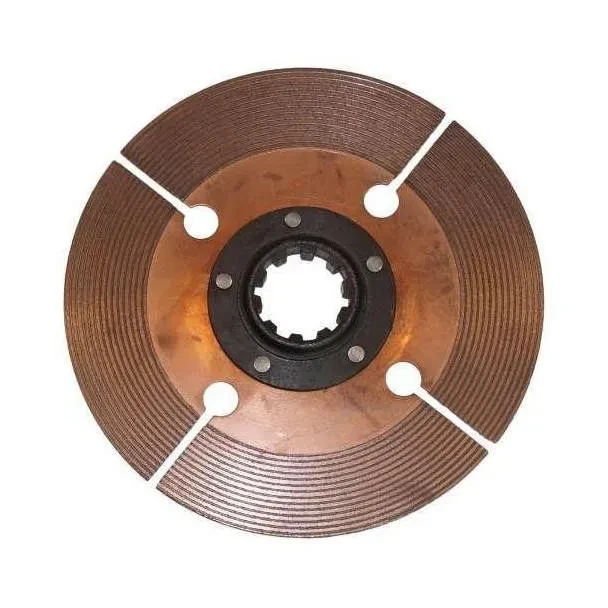 Allis-Chalmers Front & Rear Driven Disc Assembly for Allis-Chalmers WD45, round metal discs with gear-like inner section and mounting holes.