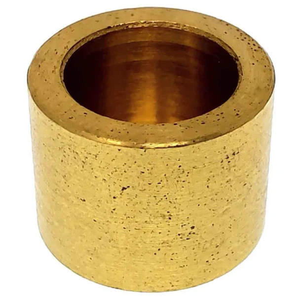 A brass bushing for Allis-Chalmers farm tractors, specifically the Front Governor Shaft Bushing for models B, C, CA, D10, D12, D14, D15.