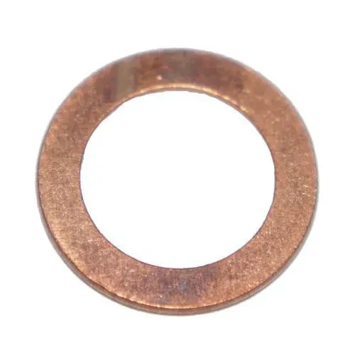 A round, flat washer made of metal, used for Allis-Chalmers farm tractors.