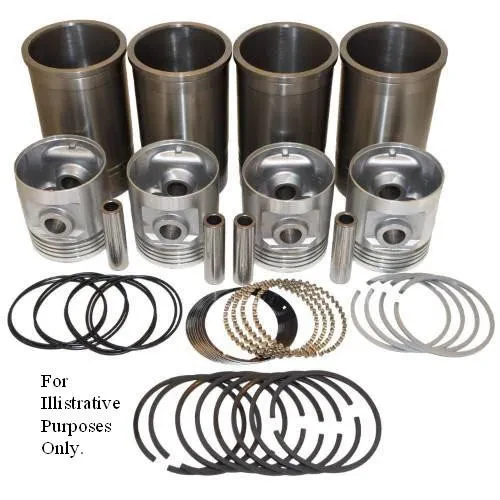 Allis-Chalmers Pistons Sleeves and Rings Kit 3-9/16" overbore  Allis Chalmers D10 D12 D14 D15 