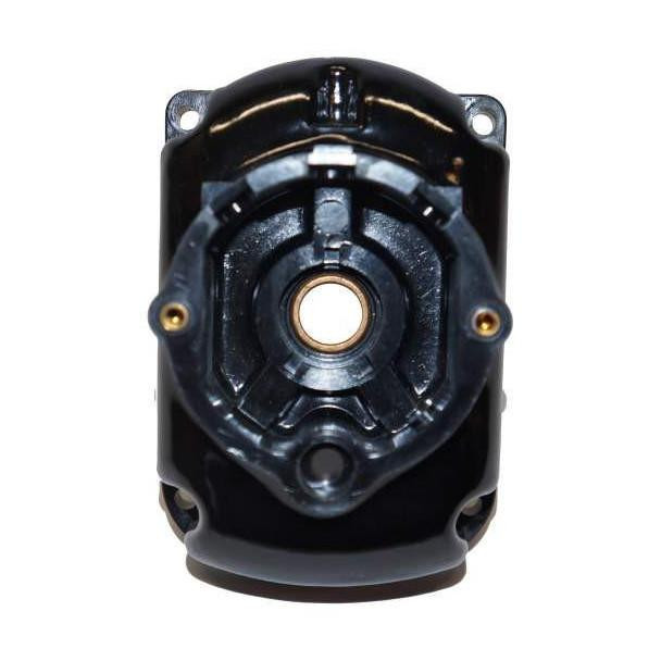 Aftermarket Fairbanks Morse Magneto End Cap, AB-4402D, black metal engine part with central hole and mounting screw holes.