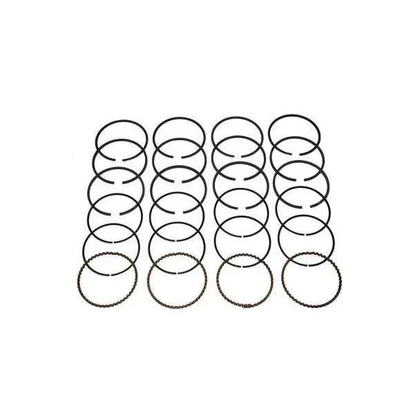 Allis-Chalmers Piston Ring Set D10 D12 D14 D15, image of multiple piston rings arranged in rows.