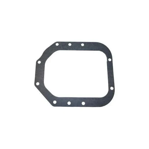 Allis-Chalmers D14 D15 Transmission Housing Gasket, black rubber gasket shape with bolt holes