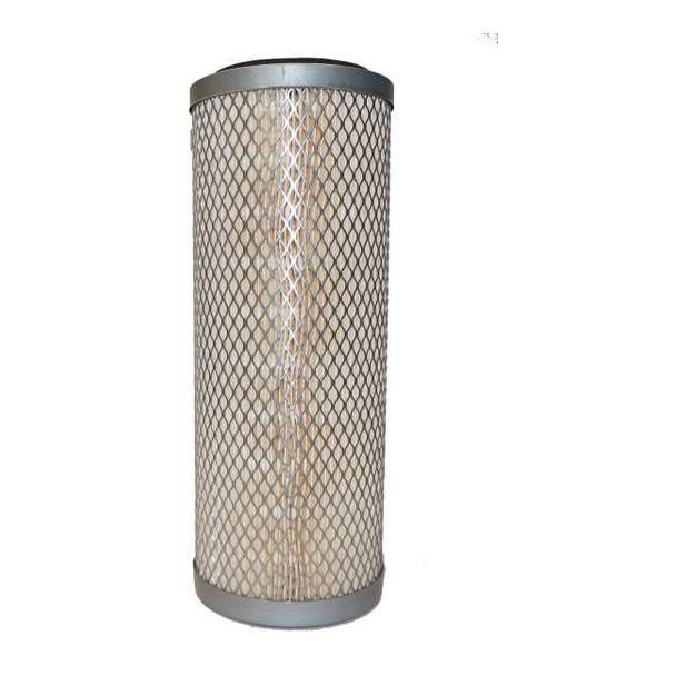 AGCO Allis Chalmers D19 Diesel Air Filter Element 70236650, cylindrical air filter with metal mesh exterior and pleated filtering material inside.