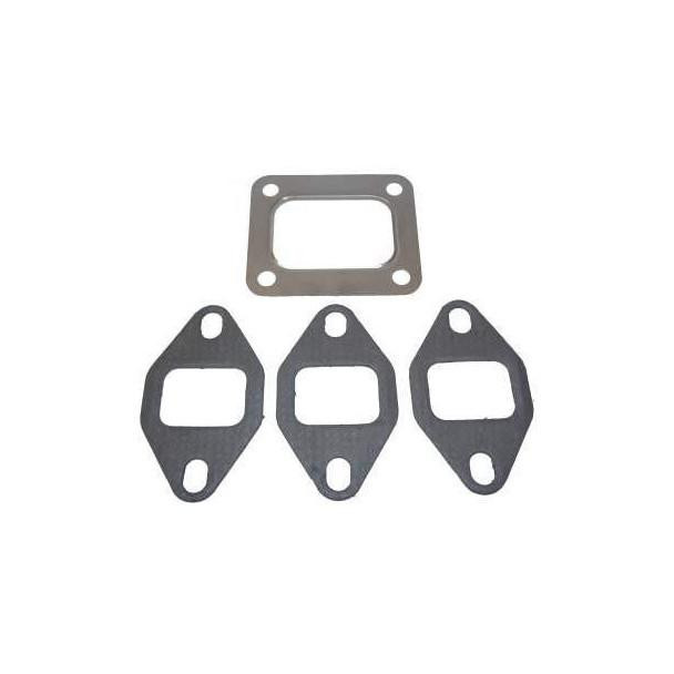 Allis-Chalmers Manifold Gasket Set, set of four gaskets including one rectangular gasket and three irregularly shaped gaskets for engine sealing.
