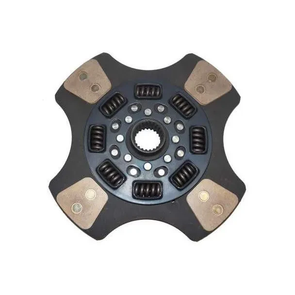 Allis-Chalmers 12 Inch 4 Pad Clutch Disc, agricultural machinery part with four friction pads and coil springs for model compatibility from 7010 to 7080, 8010 to 8070, 4W220.