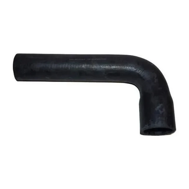 A black rubber upper radiator hose with a bent shape, designed for Allis-Chalmers farm tractors, specifically model 200 with product number 70256331.