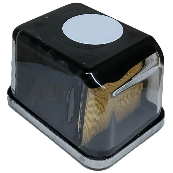 A diesel fuel filter for Allis-Chalmers farm tractors, compatible with models 200, 7000, 7020, 7030, 7040, 7045, and 7050. It has a black plastic top with a white circular label and a transparent container showing the internal filter element.