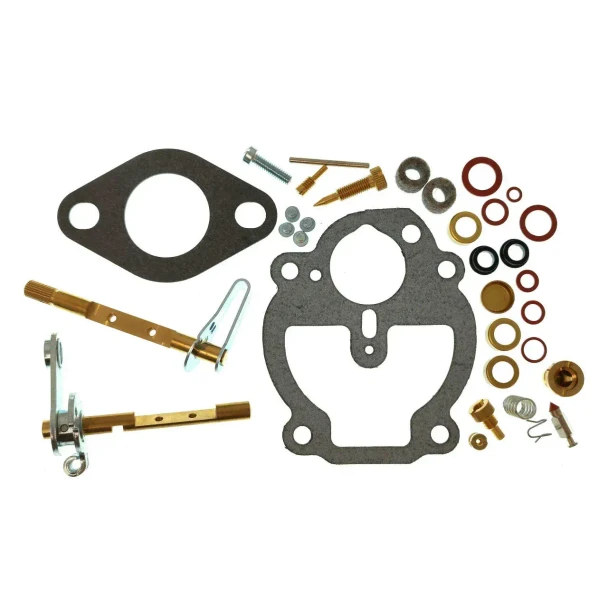 Allis-Chalmers B C RC Zenith Carburetor Repair Kit S906 10699, repair kit components including gaskets, screws, needles, and other carburetor parts.