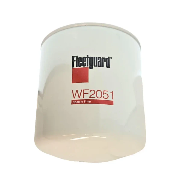 Fleetguard Water Coolant Filter 74029089, Allis Chalmers, white cylindrical coolant filter for vehicle cooling systems.